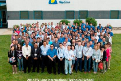 Over 35 countries represented at Hy-Line technical school